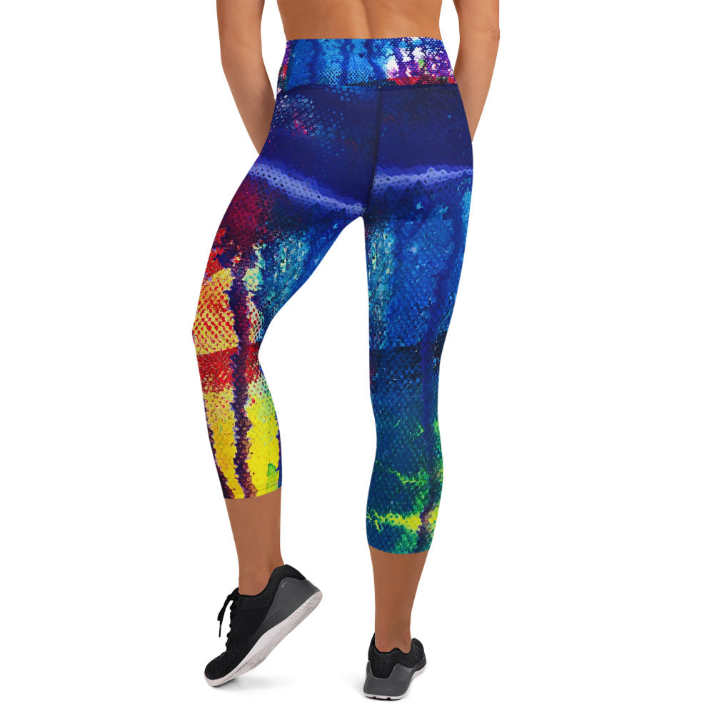 Pride Support All-over Print Yoga Capri Leggings