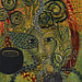 "She Sees Clearly" Archival Giclee Print. Whimsical Divine Feminine Black Madonna Folk Art Museum quality print