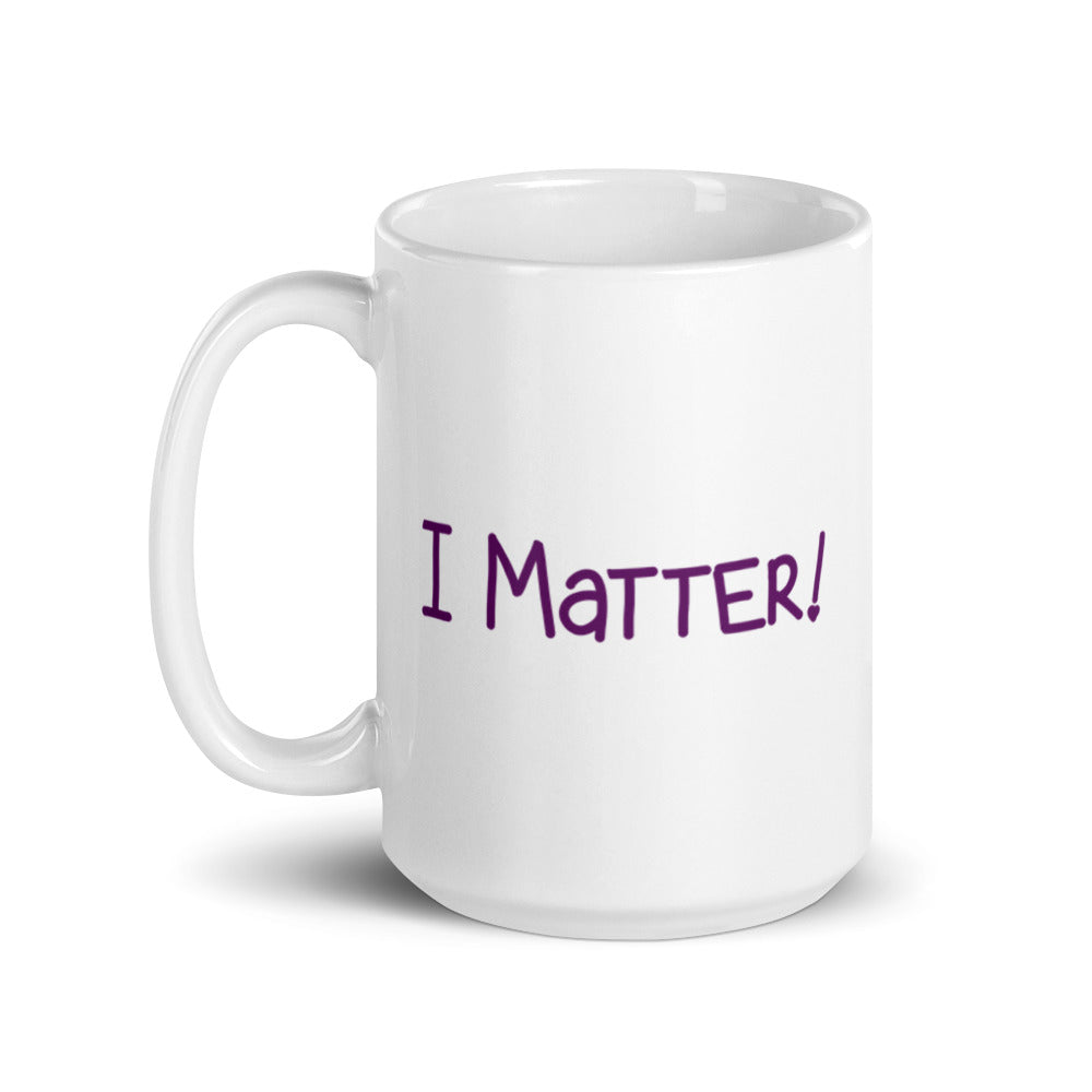 I Matter! Grandma's White Glossy Mug