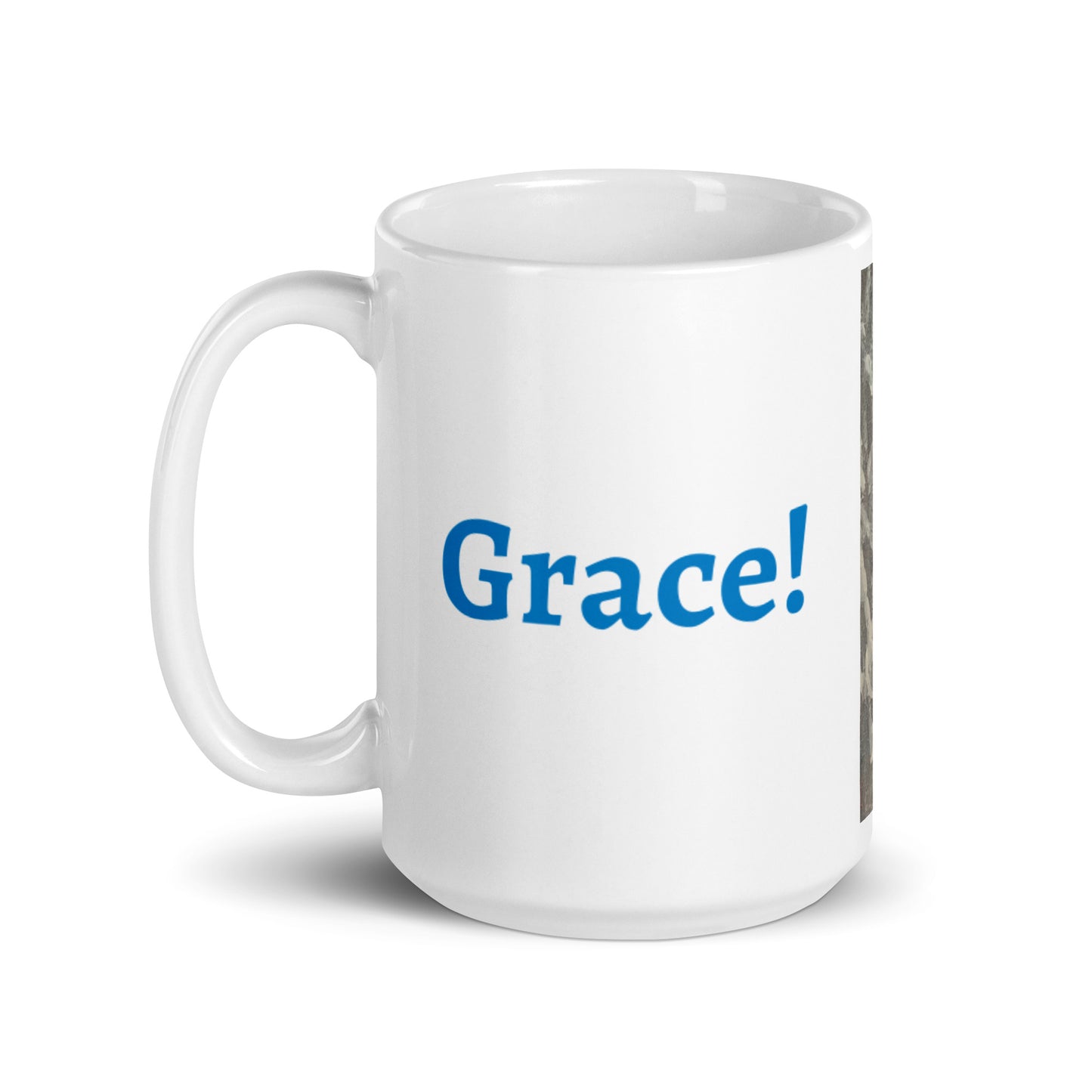 A big helping of Grace in the new Rainbow Swan Mug. 15 oz.