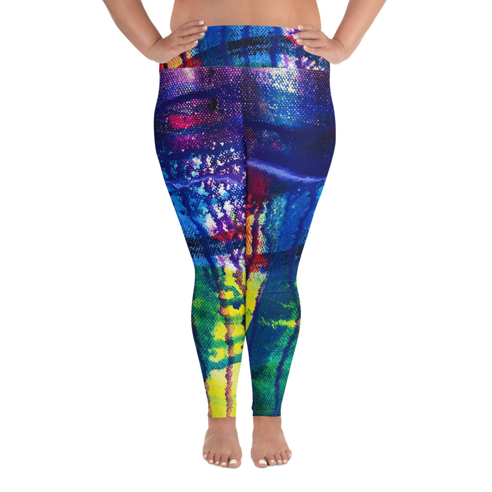 Pride Support All-Over Print Plus Size Leggings