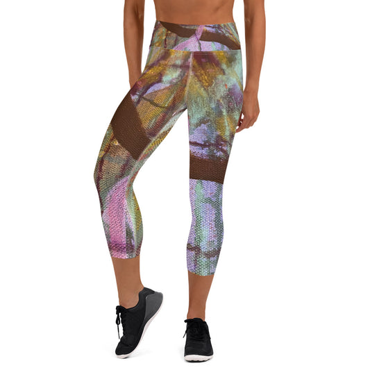 Revelation! Allover Print Yoga Capri Leggings