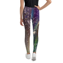 Load image into Gallery viewer, Starry Night Allover Print Youth Leggings
