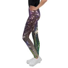 Load image into Gallery viewer, Starry Night Allover Print Youth Leggings
