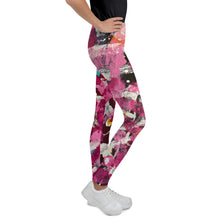 Load image into Gallery viewer, Super Power All-over Print Youth Leggings

