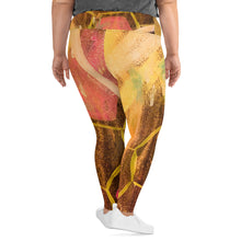 Load image into Gallery viewer, Honeycomb Print Plus Size Leggings
