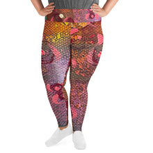 Load image into Gallery viewer, Secret Code All-Over Print Plus Size Leggings
