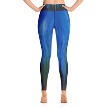 Load image into Gallery viewer, Anointing Blue-Red All-Over Print Yoga Leggings
