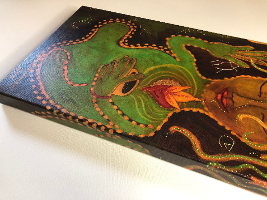 "It Only Takes a Spark" Gallery Wrapped Archival Canvas Print
