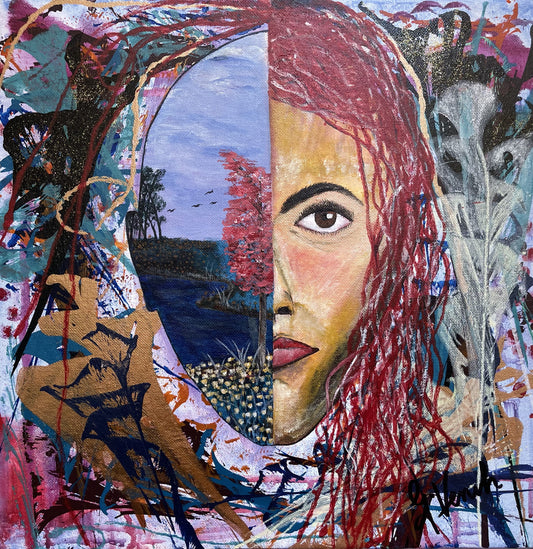 "A Metaphor of my Journey" original painting by August Venuh.