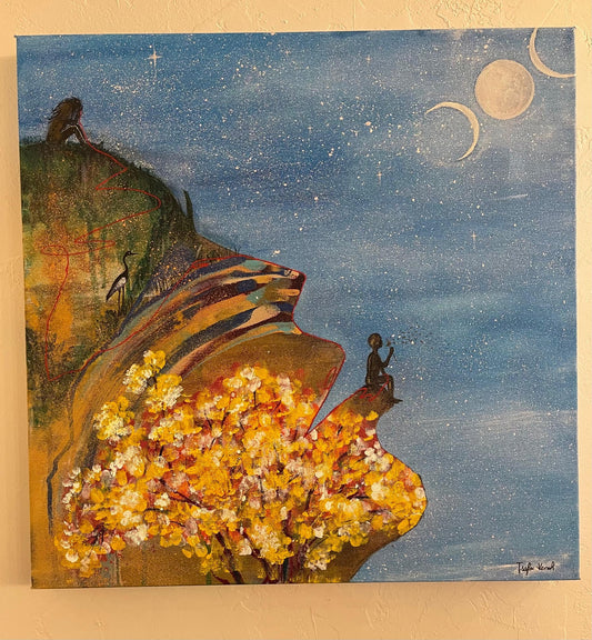 "Mother Earth" original acrylic on canvas by August Venuh