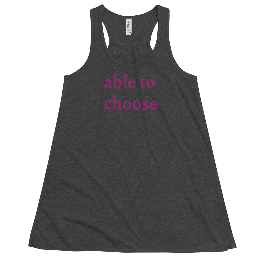 able to choose... women's racerback tank
